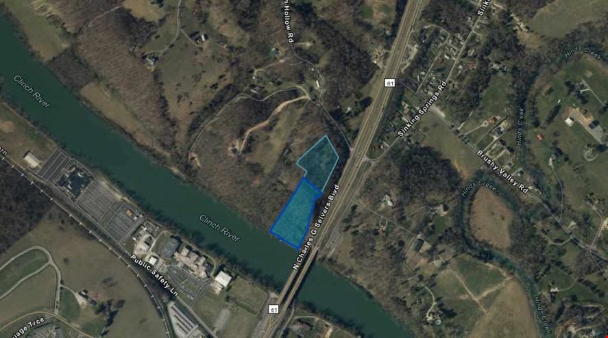 6+ Acre Clinch River Waterfront Residential Development Site Clinton TN
