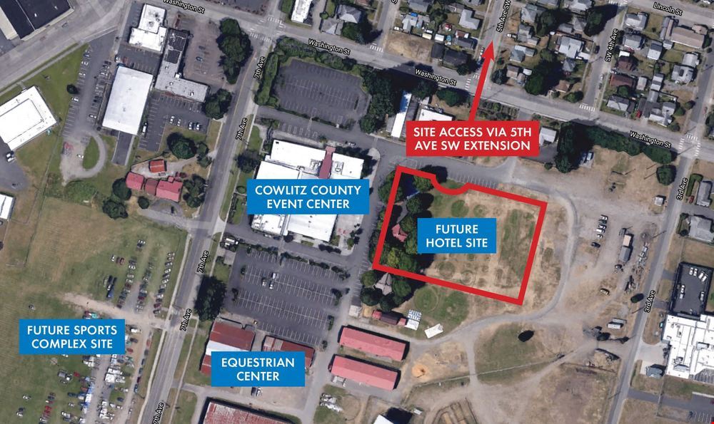 Hotel Development Land - Cowlitz County Event Center