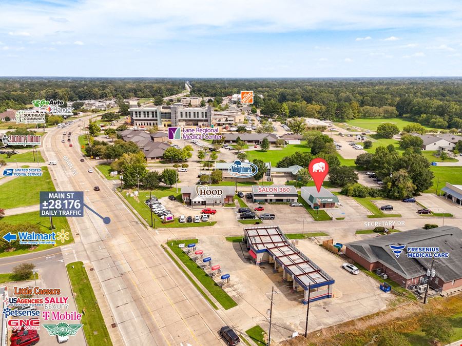 Standalone Retail Building Near Zachary Walmart and Lane Regional