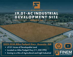 ±9.01-Ac Industrial Development Site