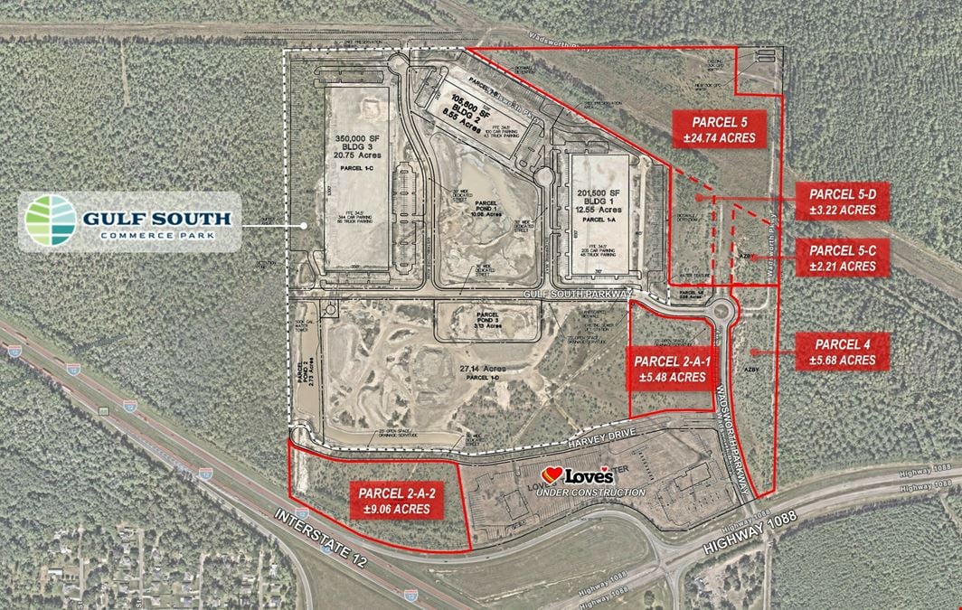 Gulf South Commerce Park Land (Exterior) I-12 and Hwy 1088