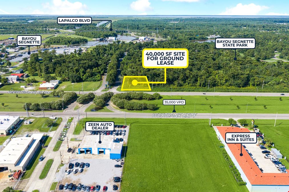 Westwego Land for Ground Lease