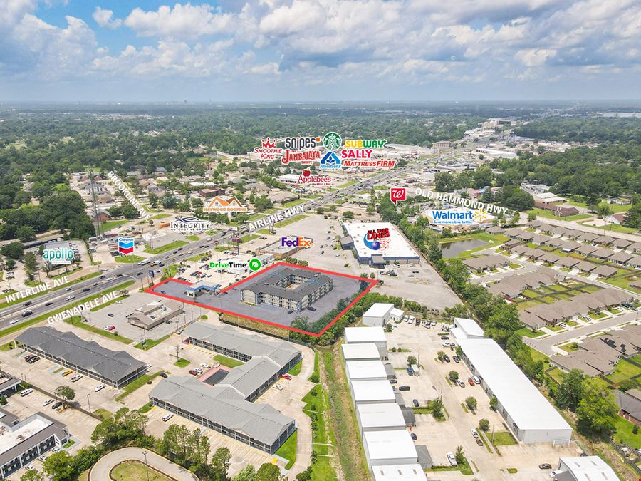 Bank Owned 170-Room Hotel off 1-12 at Airline Hwy