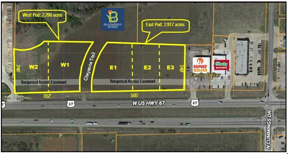 Alvarado Commercial Pad Sites