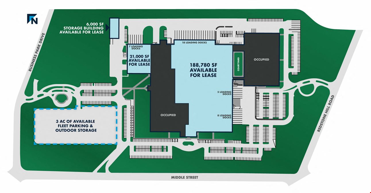 Up to 223,250 SF of Customizable & Demisable Industrial Space