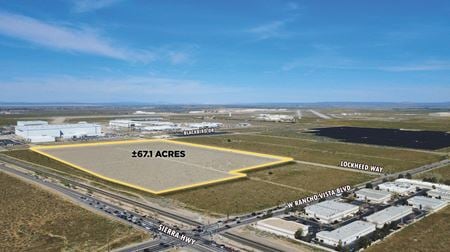 Preview of VacantLand space for Rent at Sierra Hwy & Lockheed Way, Palmdale, CA