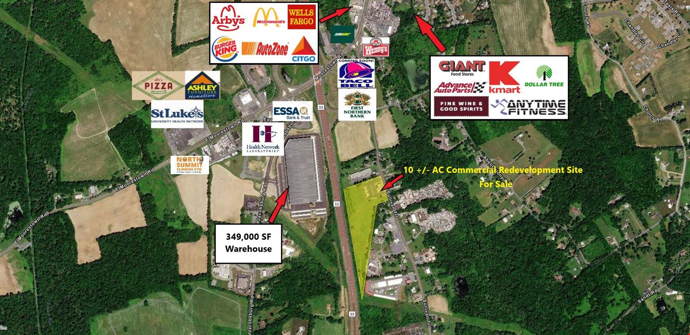 10+ Acre Development Site