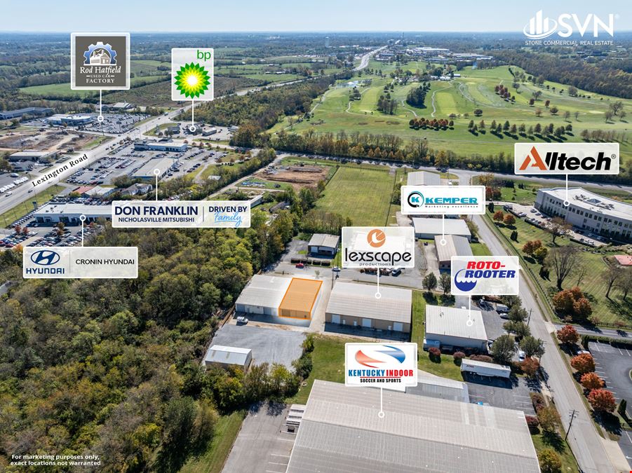 3,300 SF Nicholasville Warehouse for Lease