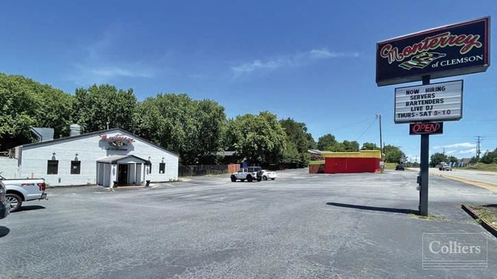 For Sale | Clemson Restaurant Opportunity + Additional Income-Producing Building