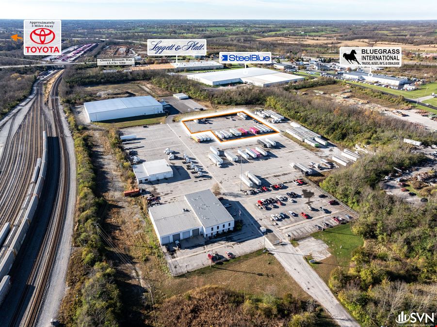 FOR LEASE:  +/-3 Acres of Industrial Outdoor Storage with Dedicated Office Space