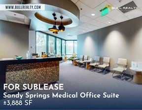 Sandy Springs Medical Office Suite | ±3,888 SF for Sublease