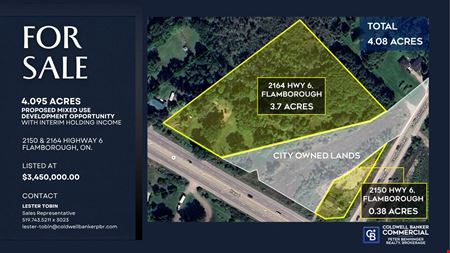 Preview of VacantLand space for Sale at 2154 & 2164 Highway 6
