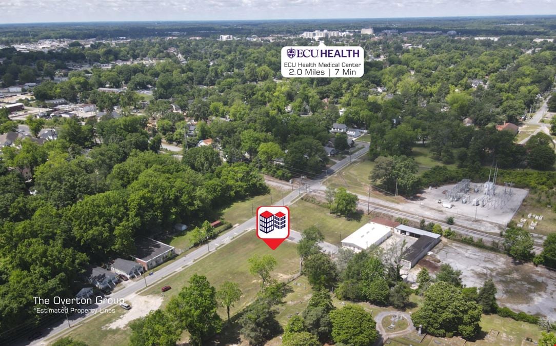 3.3 Acres Near ECU in Downtown Greenville, NC