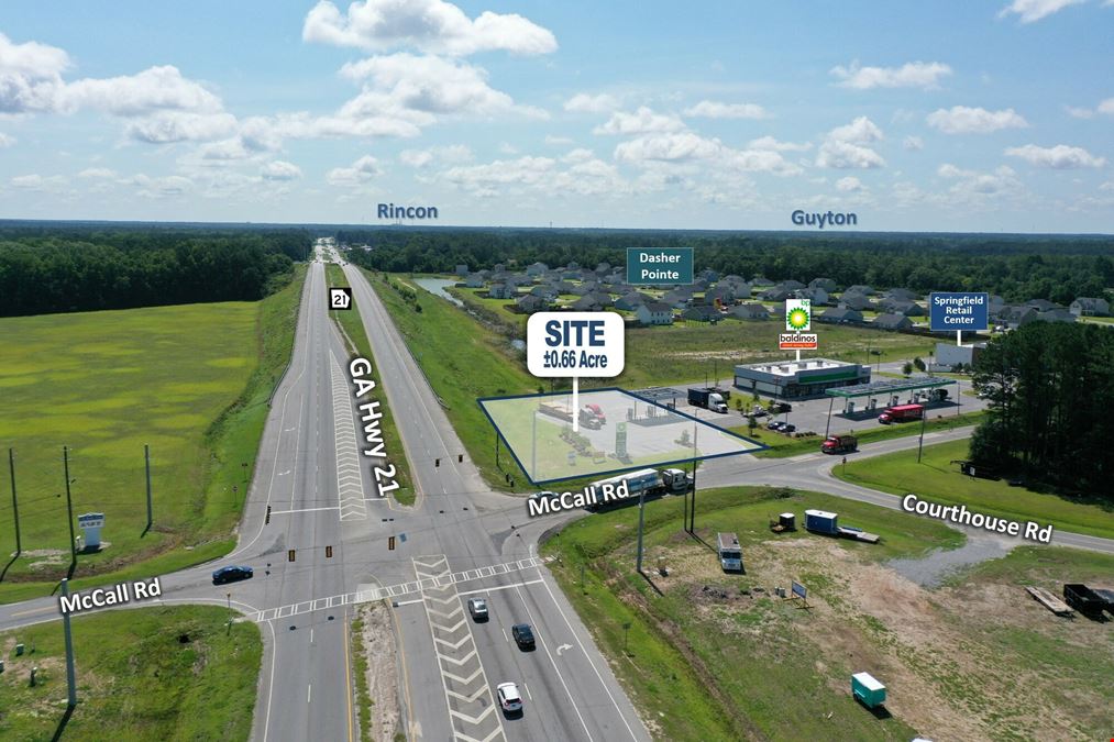 ±0.66-Acre Retail Outparcel on GA Hwy 21 | Ground Lease