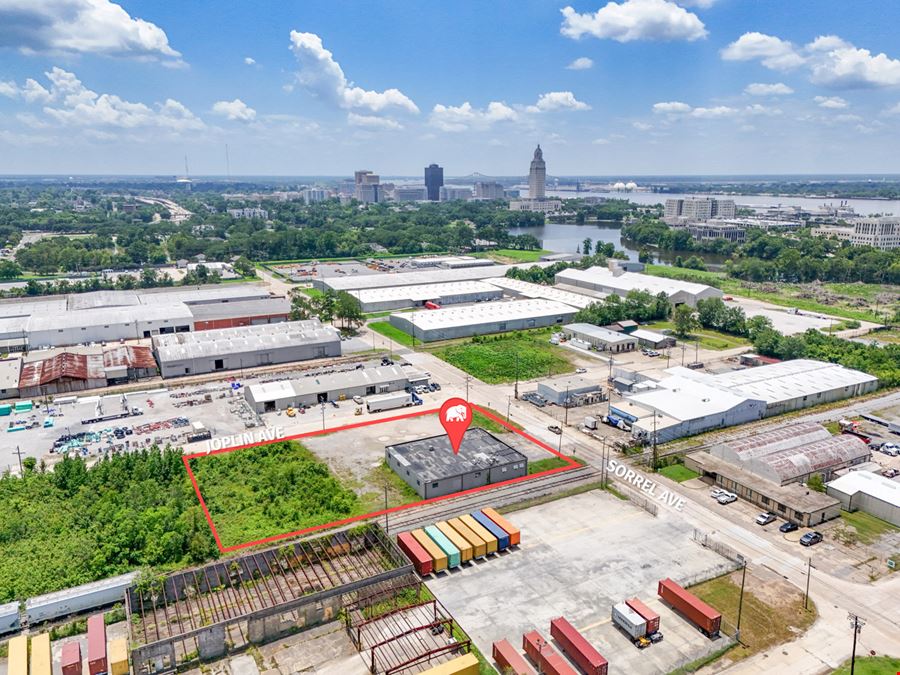 Office Warehouse with Dock Highs, Lay Down Yard, and Rail Access