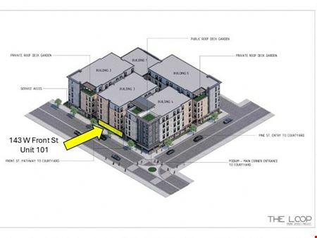 Preview of Retail space for Rent at 143 W Front St, Unit 101