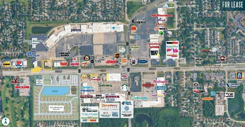 Preview of Retail space for Rent at 75th street and lemont