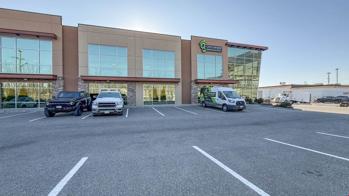 Centrally located industrial end-cap for sublease in the West Kelowna Business Park.