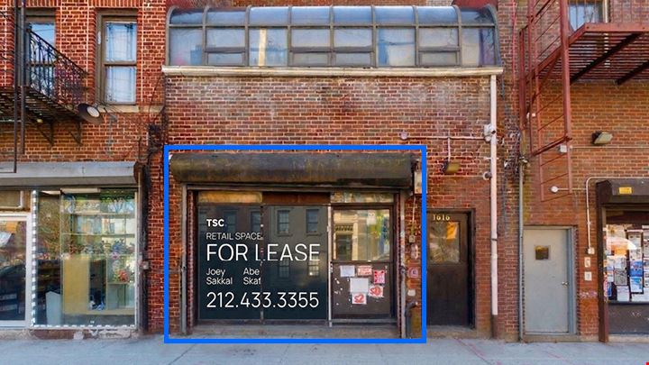 800 SF | 1616 Mermaid Avenue | Retail Space with New Glass Frontage for Lease
