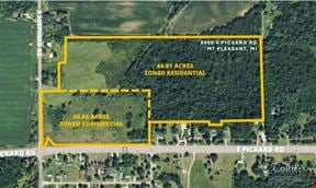 65.79-Acre Commercial & Residential Development Land | Mt. Pleasant, MI