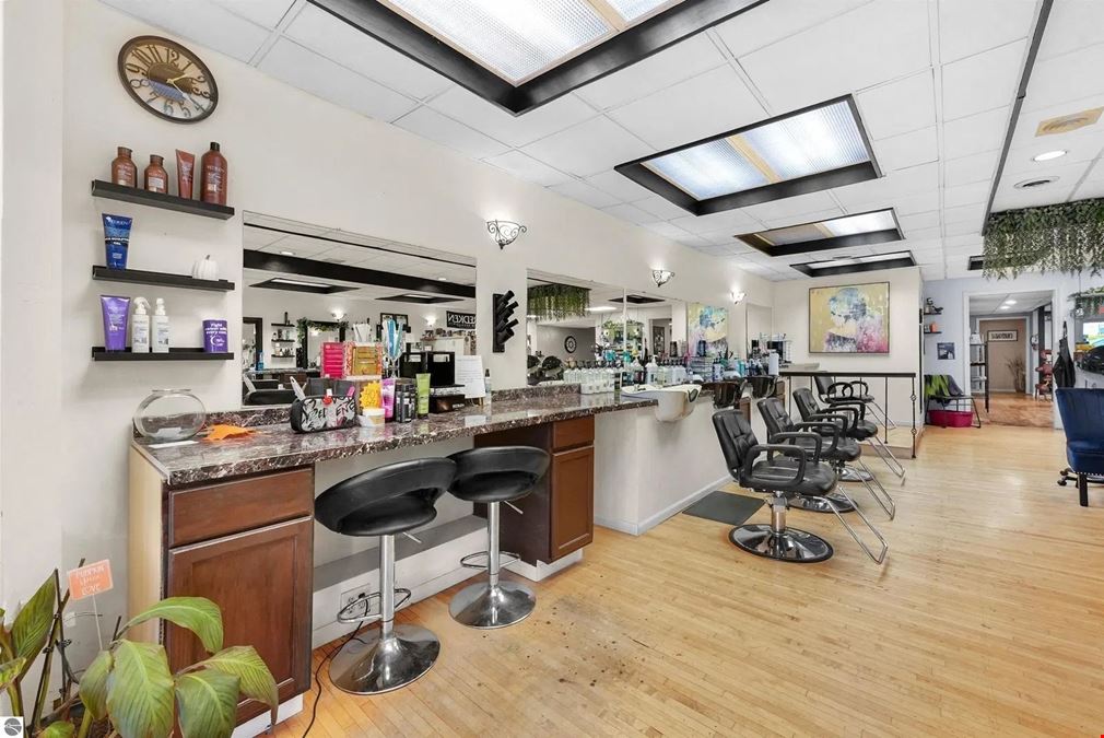 Historical Building (2,050 SF) and Business (Hair Salon)