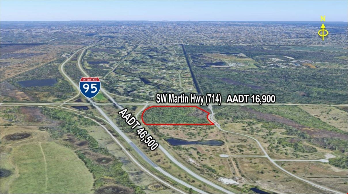 SW Martin Highway & I-95 - 4.5-7.8 Acres