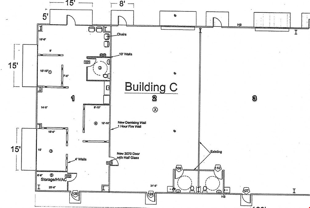 Beach Commerce Park 3,480 SF Office with Warehouse