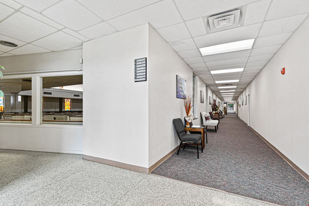 35,000 SF Church & 20,000 SF Youth Center For Sale in Downtown Greenville, TX