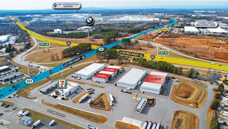 Preview of Industrial space for Rent at Plemmons Road & SC-101