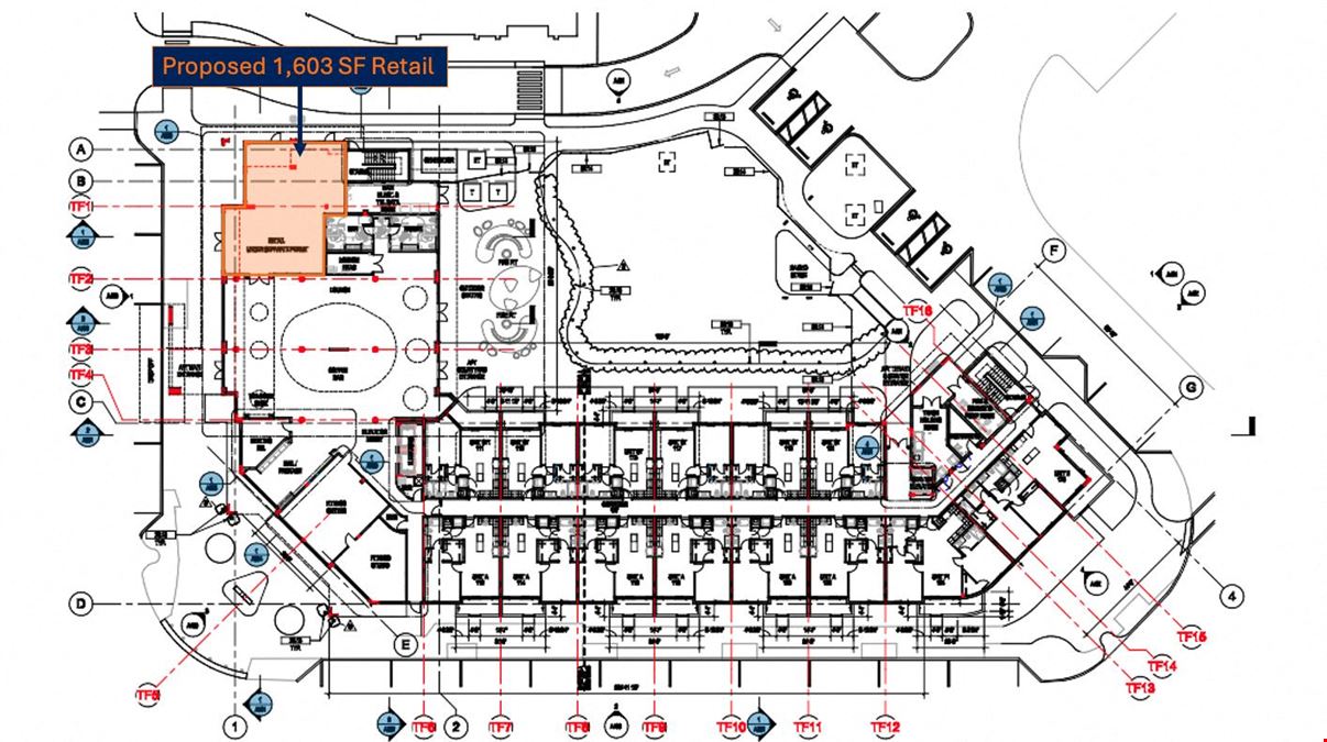 Restaurant/Retail Space for Lease at ICON One Daytona