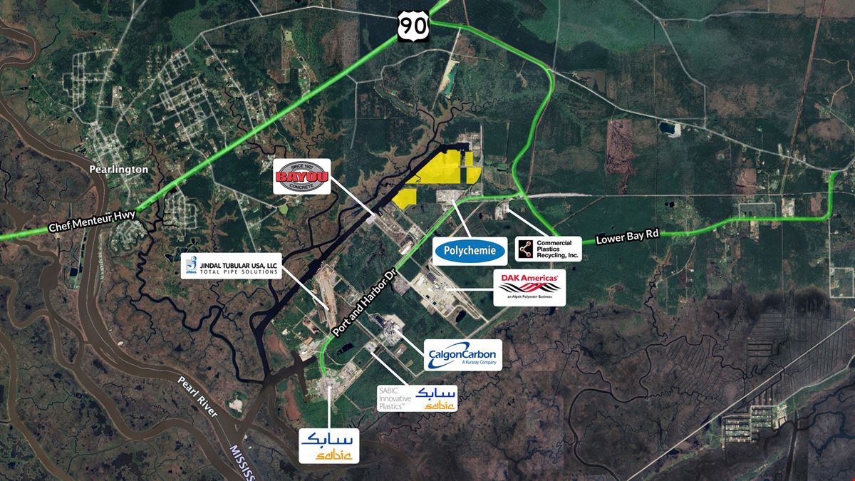 103 Acres in Port Bienville Industrial Park
