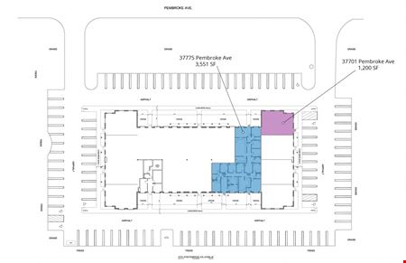 Preview of Office space for Rent at 37701-37785 Pembroke Ave