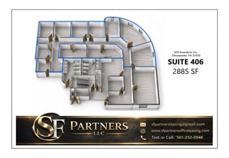 Preview of Office space for Rent at 870 Greenbrier Circle