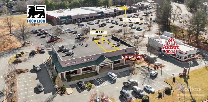 7 Units Available From 750 - 1,637 SF (can be combined for up to 3,500 SF)