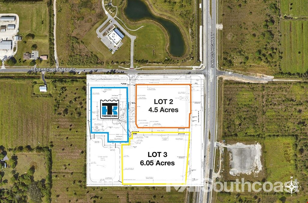 Shovel Ready Sites: 4.5 Acres & 6.05 Acres