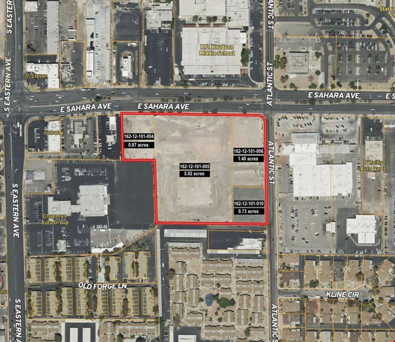 8 Acres of Vacant Land on East Sahara