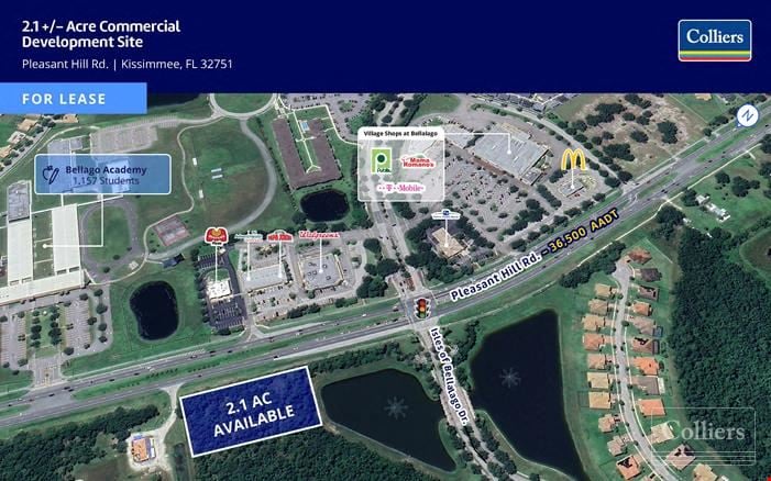 Prime 2.1± Acre Commercial Site on Pleasant Hill Road