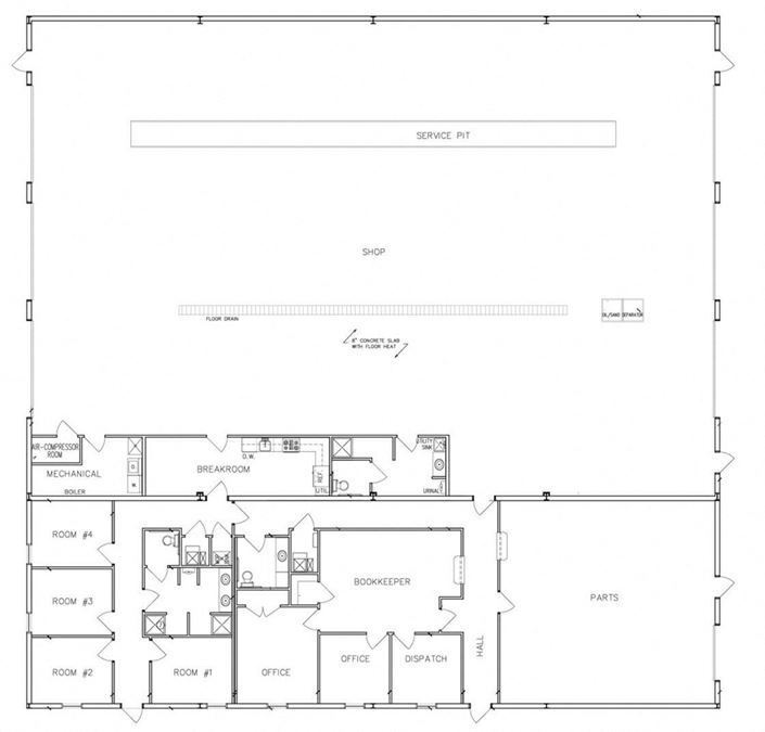 10,000 +/- SF Industrial Flex on 2.00 +/- AC