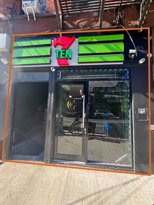 500 SF | 1084 Bedford Ave | Retail Space With Glass Frontage For Lease