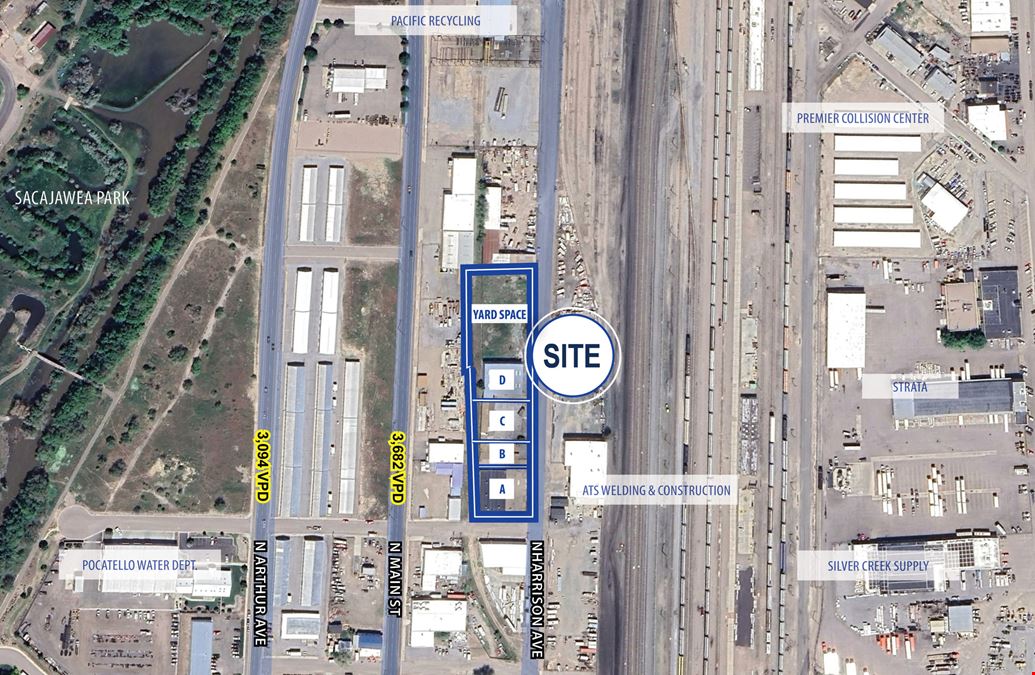 Large Office/Industrial Compound With Yard Space