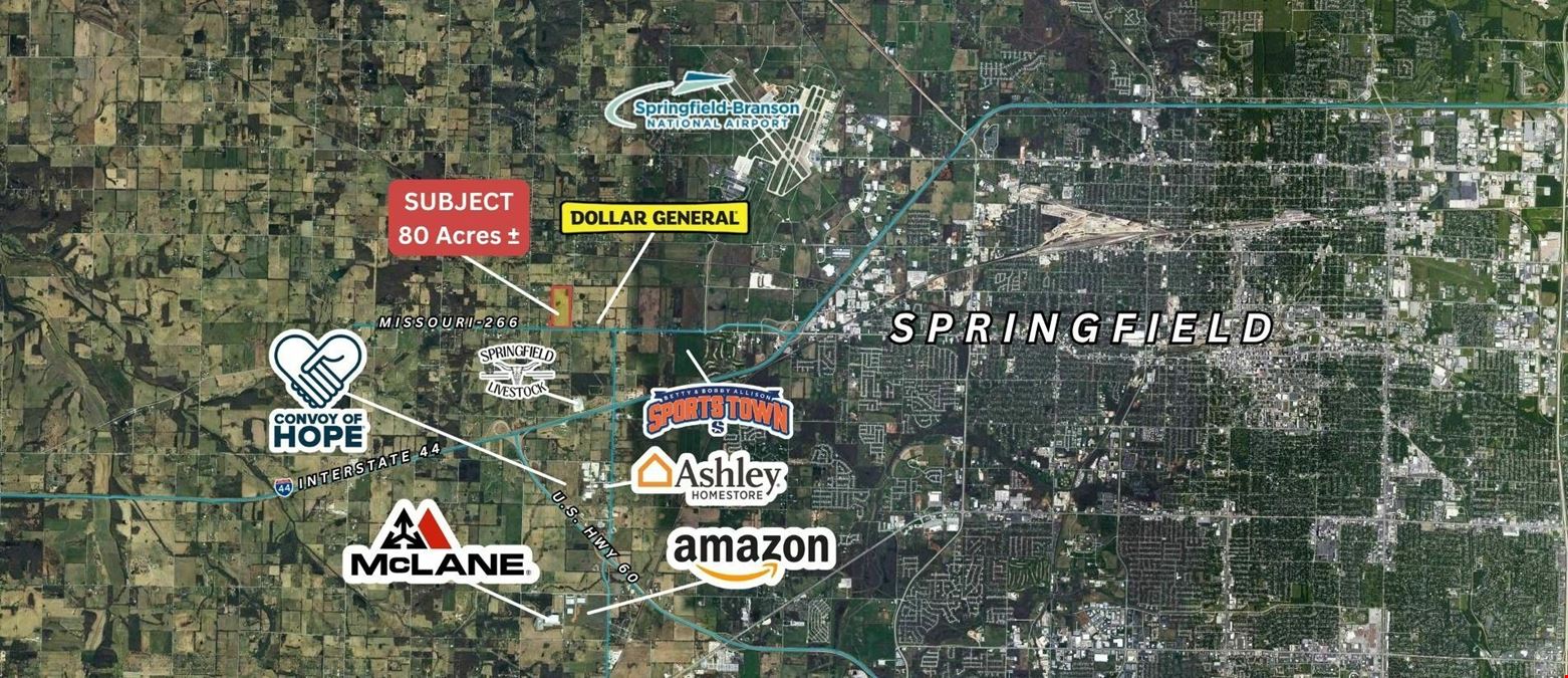80 ACRE ± SITE FOR SALE HWY 266 & HWY AB