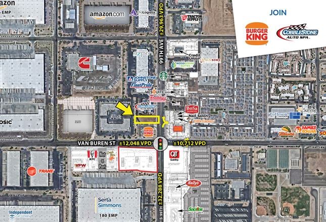Preview of Retail space for Rent at 9920 W Van Buren St