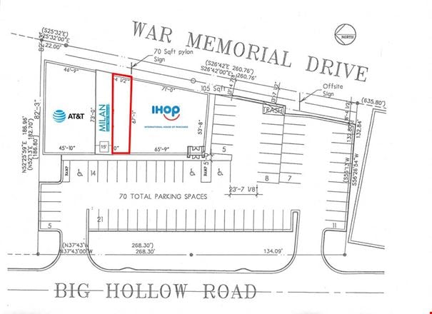 Preview of Retail space for Rent at 5012 N Big Hollow Rd