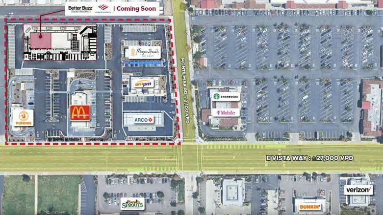 Preview of Retail space for Rent at 1465 E. Vista Way