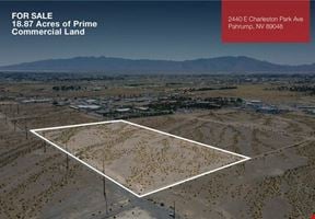 2440 E. Charleston Park Avenue - 18.87 Acres of Commercial Land