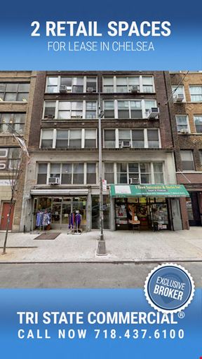 1,800 - 2,000 SF | 145-147 W 27th St | 2 Retail Spaces for Lease