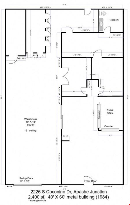 Preview of Retail space for Sale at 2226 S Coconino Dr