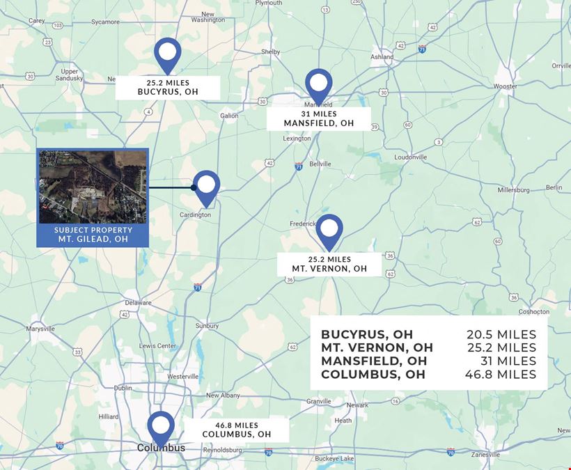 71 Acre Industrial Development Opportunity - Columbus, OH MSA