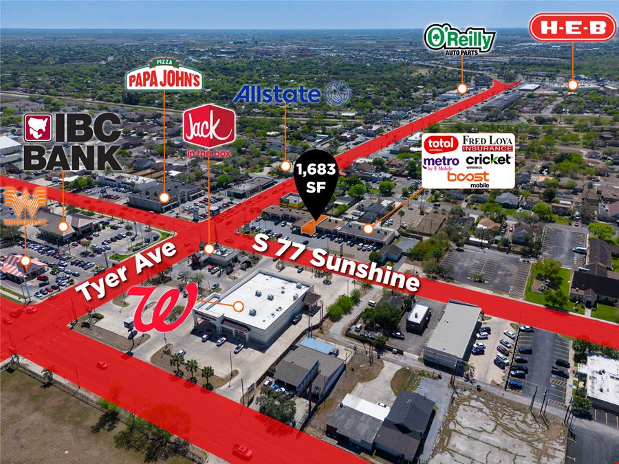 1,683 SF Retail Space | Tyler Square Shopping Center