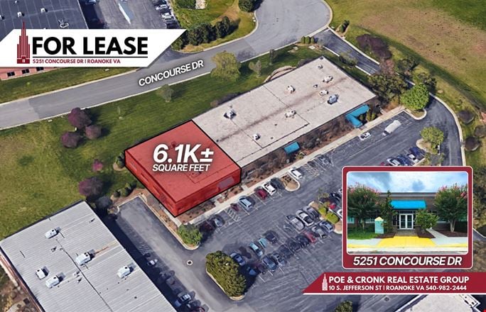 Preview of Office space for Rent at 5251 Concourse Dr